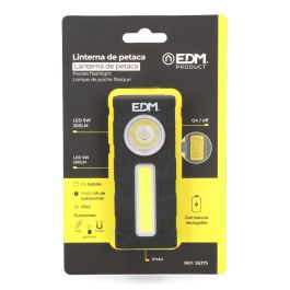 Edm Linterna Petaca LED de Bolsillo 250lm+300lm, Batería Recargable 1200mAh, IP42, con Iman, Gancho y Clip Edm Linterna Petaca LED de Bolsillo 250lm+300lm, Batería Recargable 1200mAh, IP42, con Iman, Gancho y Clip