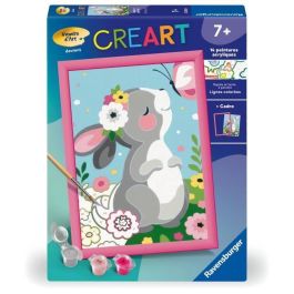 CreArt Kids - Kit de pintura por números "Conejo y mariposa" (18 x 24 cm), 25836, Ravensburger Precio: 25.5899996. SKU: B1C6NXHCGF