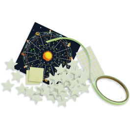 Ses Creative Signos Zodiacales Brillantes Pegatinas Fosforescentes Decoración Dormitorio