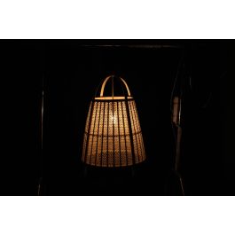 Lampara Techo Tropical DKD Home Decor Crema Natural 47 x 64 x 47 cm Lampara Techo Tropical DKD Home Decor Crema Natural 47 x 64 x 47 cm
