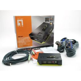 Level One KVM Switch USB 2x con Audio
