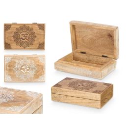 Caja Rectangular Mediana Giftdecor 21.5x6x13.5 cm - Madera, Colores Blanco/Natural (6 Unidades) Precio: 33.94999971. SKU: B1FAV5ZP5V