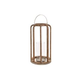 Portavela Moderno DKD Home Decor Marron Plateado 30 x 53 x 30 cm Portavela Moderno DKD Home Decor Marron Plateado 30 x 53 x 30 cm