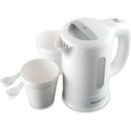 Kenwood JKP250 Hervidor Eléctrico de Viaje Discovery 0.5L 650W Doble Voltaje Filtro Antical + 2 Tazas y Cucharas Blanco/Gris Precio: 38.69000047. SKU: S7113273