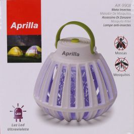 Aprilla Mata Insectos Luz Led Ultravioleta 12 cm (ancho) x 12 cm (alto) x 12 cm (largo) (8 Unidades)