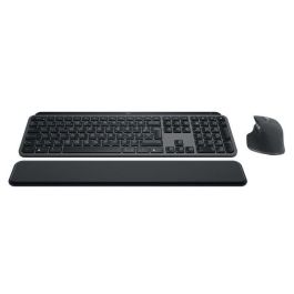 Logitech MX Keys Combo for Business | Gen 2, Graphite, FRA CENTRAL, Ratón MX Master 3S, Teclado Retroiluminado