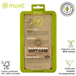 Funda para Móvil Muvit for Change Galaxy S25 FE Transparente