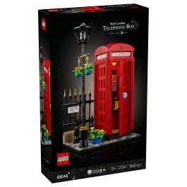 LEGO Ideas Cabina Telefónica Roja de Londres 21347, Juego de Construcción, 1460 Piezas, Multicolor