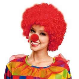 My Other Me Peluca Rizada Roja 80g Disfraz Talla M Poliéster para +4 años