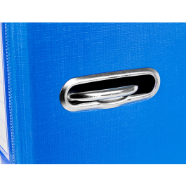 Liderpapel Archivador de Palanca Folio Documenta Forrado PVC Rado con Compresor Metálico y Ollao Lomo 52 mm Azul