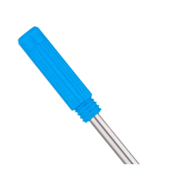 Belius Recambio Bolígrafo con Rosca Azul Caja 3 Unidades Punta Media 1mm Made in Germany