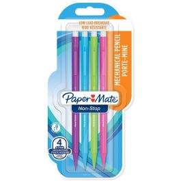 PAPER MATE Lápiz Portaminas SharpWriter HB 0.7mm con Borrador, Colores Surtidos (Azul, Verde, Rosa, Púrpura), Blíster de 4 Unidades Precio: 15.88999951. SKU: B1C68V3DE3