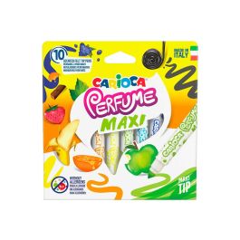 Rotulador Carioca Perfumado Punta Maxi Lavable Caja De 10 Unidades Colores Surtidos