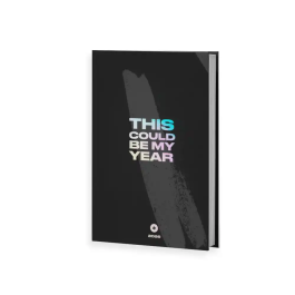 Antartik Agenda My Year A5+ 2026 Día Página Negro Papel 80g FSC