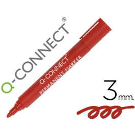 Q-connect Rotulador Permanente Punta Redonda Negro Trazo 3mm Precio: 5.94999955. SKU: B14D4TCCLG