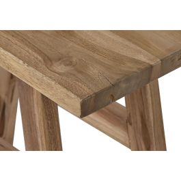 DKD Home Decor Consola Mesita Indonesia 1c24 Natural Teca Set de 2 Piezas 120 x 30 x 76 cm