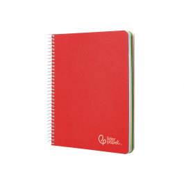 Liderpapel Cuaderno Espiral A5 Micro Witty Tapa Dura 120 Hojas 90gr Rayas Horizontales 8mm Colores Surtidos