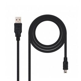 Cable USB 2.0 Nanocable 10.01.0400/ USB Macho - MiniUSB Macho/ 50cm/ Negro Cable USB 2.0 Nanocable 10.01.0400/ USB Macho - MiniUSB Macho/ 50cm/ Negro