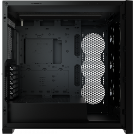 Corsair iCUE 5000X RGB Midi Torre PC Negro, Vidrio Templado, Soporte para ATX, 3 Ventiladores 120mm