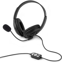 COOLBOX COO-AUM-01U Auriculares con Micrófono USB Negro