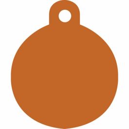 Placa identificativa para collar Imarc Circle Naranja