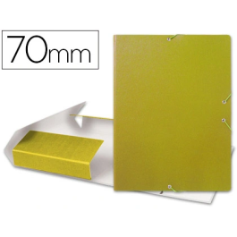 Liderpapel Carpeta Proyectos Folio Lomo 70mm Cartón Gofrado Amarillo 245 x 345 mm Precio: 4.49999968. SKU: B1BH36LTAJ