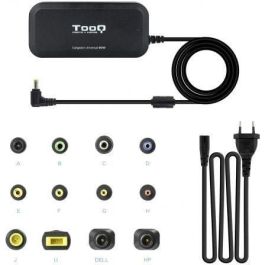 TooQ TQLC-90BS02M Cargador Universal para Portátil 90W Manual 12 Conectores DC y USB Multivoltaje 15-24V