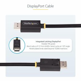 Cable USB Startech DP21-3M-DP40-CABLE Negro 3 m
