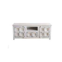 DKD Home Decor Mueble TV Blanco 151 x 60 x 40 cm Precio: 386.78999997. SKU: B15ARTKF56