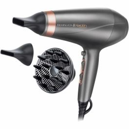 REMINGTON AC8820 Secador de Pelo Keratin Protect 2200W con Motor AC, 2 Concentradores y Difusor, Iónico, Gris