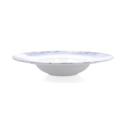 Bidasoa Polaris Hydrozero Plato Risotto de Porcelana 26 cm – Juego de 6 Platos Hondos Apilables y Resistentes para Microondas y Lavavajillas