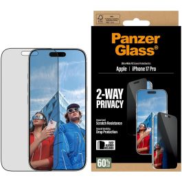 PanzerGlass Protector de Pantalla 2-Way Privacy para iPhone 17 Pro/UWF