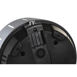 DKD Home Decor Barbacoa Negro Plateado Acero y PVC 34.5 x 25 x 34.5 cm