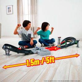 Mattel Pista Hot Wheels Racing F1 Motorizada Incluye 3 Coches Escala 1:64 Dimensiones 30,5x168,50x43,50 Cm