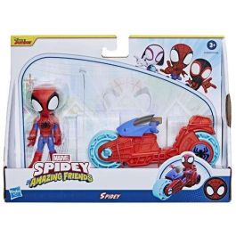 Figura spidey 10 cm con motocicleta - modelos surtidos