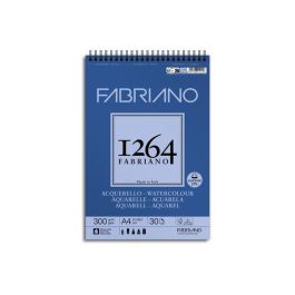Bloc De Dibujo Fabriano 1264 Acuarela Con Espiral Liso Grano Fino A4 300G 30H Precio: 8.89999968. SKU: B15Y7PABHS