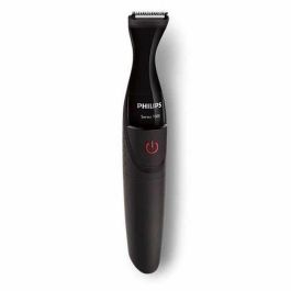 Philips MG1100 / 16 Recortadora de Precisión y Mini Afeitadora DualCut, 3 Peines Barba, Impermeable, Pilas AA