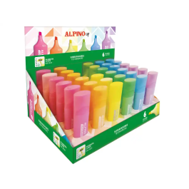 Alpino Rotulador fluorescente Up - Pack Expositor de 36 unidades, colores surtidos (amarillo, verde, naranja, azul, lila, rosa) Precio: 21.49999995. SKU: B1KNJV7TT3
