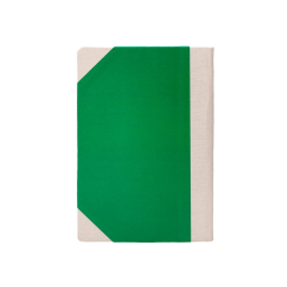 Fernandes Libro Cartone Cosido DIN A5+ Rayado Horizontal 50 Hojas 100gr Verde