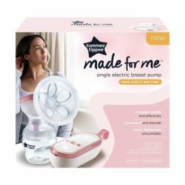 Tommee Tippee TOM5010415236913 Bomba de leche eléctrica personal, recargable USB, silenciosa, transportable, con botella incluida