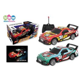Coche radio control lumi rally escala 1:18 con luces led, 26x11x7cm - modelos surtidos Coche radio control lumi rally escala 1:18 con luces led, 26x11x7cm - modelos surtidos