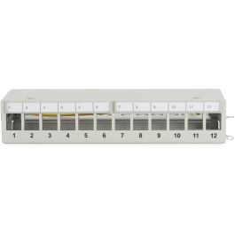Digitus Patchpanel Modular de Sobremesa 12 Puertos RJ-45 Apantallado, 1U, Color Gris