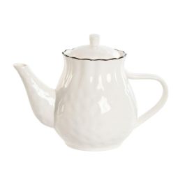 Tetera Cottage DKD Home Decor Blanco Marron 13 x 16 x 22 cm Precio: 18.49999976. SKU: B1DJ2K78LL