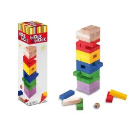 Juego block a block colores de madera 8x30x8 cm Precio: 9.5000004. SKU: S2400974