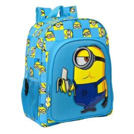 Mochila Escolar con Ruedas Minions Minionstatic Azul (33 x 42 x 14 cm) Precio: 32.49999984. SKU: S4306296