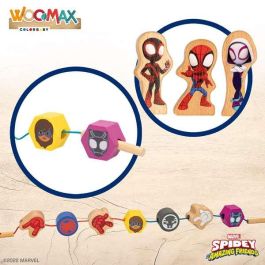 Juego de construccion de madera spidey amazing friends & friends con 50 piezas