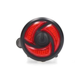 Edm Luz Led Trasera de Bicicleta 0.5W, Roja, 3 Modos, Batería 280mAh, 17h Autonomía, IP54
