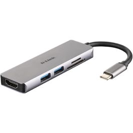 D - link Hub M530 - 2 Puertos USB 3.0, HDMI 4K, Lector de Tarjetas SD/microSD, Compatible con Mac/Windows/Linux Precio: 46.49999992. SKU: S0227545
