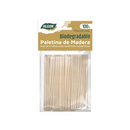 Set de 100 paletinas de madera Algon 110x1x5 mm (24 Unidades)