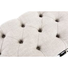 DKD Home Decor Descalzadora Loft, Banco Recibidor con Asiento Beige y Estructura Marrón Oscuro de Metal y Poliéster, 121x44x47.5 cm DKD Home Decor Descalzadora Loft, Banco Recibidor con Asiento Beige y Estructura Marrón Oscuro de Metal y Poliéster, 121x44x47.5 cm